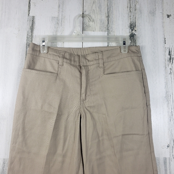 classroom uniforms juniors khaki tan straight leg pants juniors size 5/6 - Picture 2 of 12